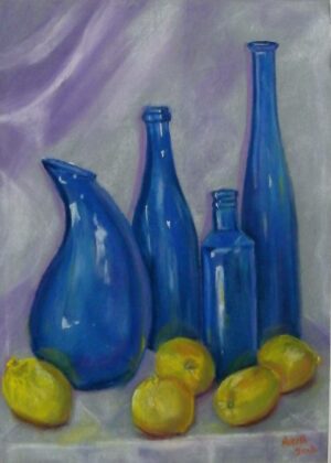 Blue Bottles And Lemons